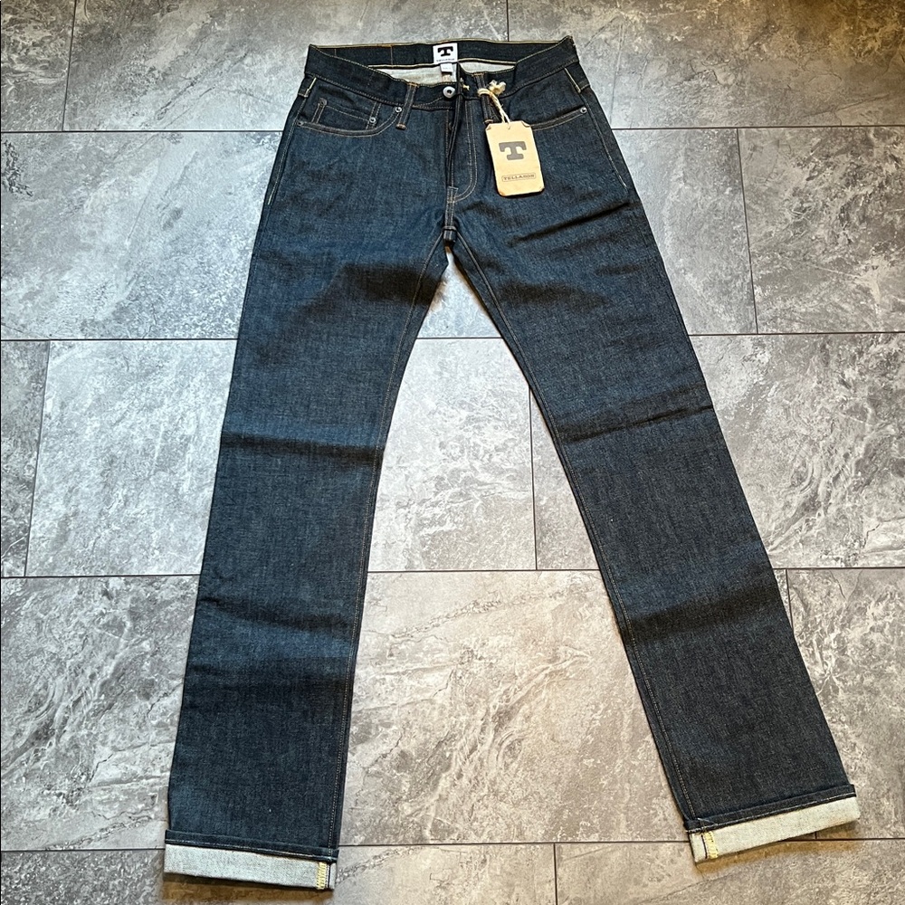 Sz 28 TELLASON Straight Tapered
12.5 oz.Denim 480.02 Sheffield Selvedge